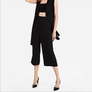 Express high waisted cropped culottes